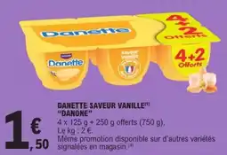 E.Leclerc Danette saveur vanille offre