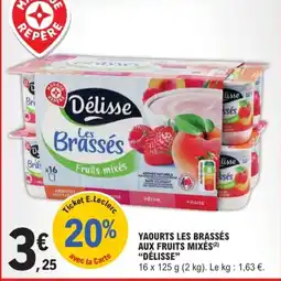 E.Leclerc Délisse Yaourts les brassés offre