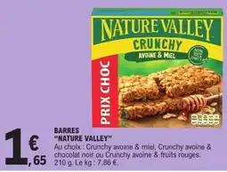 E.Leclerc NATURE VALLEY BARRES offre
