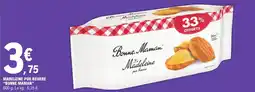 E.Leclerc Bonne Maman Madeleine pur beurre offre