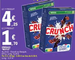 E.Leclerc Nestlé Crunch offre
