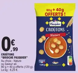 E.Leclerc Pasquier Croûtons offre