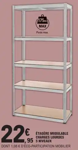 E.Leclerc ÉTAGÈRE MODULABLE offre