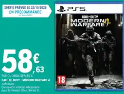 E.Leclerc Call of Duty : Modern Warfare 4 offre