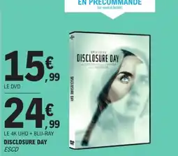 E.Leclerc DISCLOSURE DAY offre