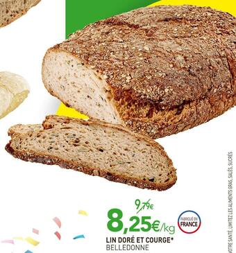 naturéO Belledonne lin doré et courge offre