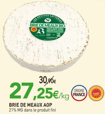 naturéO Brie de meaux aop offre