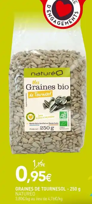 naturéO Naturéo graines de tournesol offre