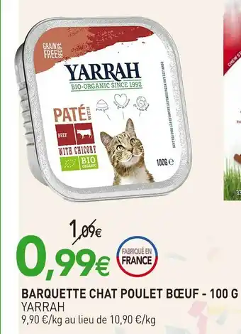 naturéO Yarrah barquette chat poulet bœuf offre