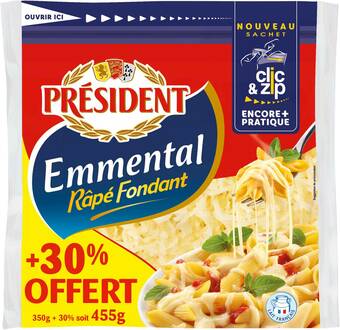 Match President emmental offre