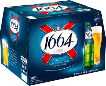 Match 1664 bière blonde offre