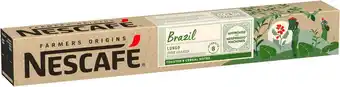 Match Nescafé capsules café farmers origins offre