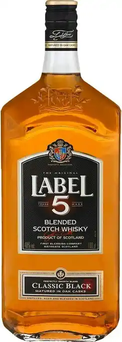 Match Label 5 scotch whisky offre