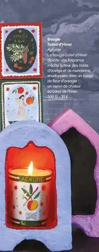 Fragonard Bougie soleil d'hiver offre