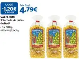 Costco 3 sachets de pâtes de noël offre