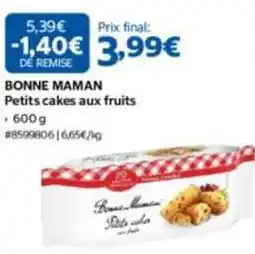 Costco Bonne maman - petits cakes aux fruits offre