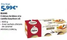 Costco Rians - crèmes brûlées à la vanille bourbon offre