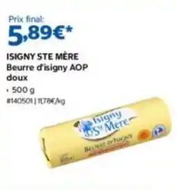 Costco Isigny ste mère beurre d'isigny aop doux offre