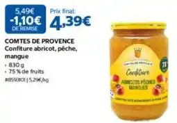Costco Confiture abricot, pêche, mangue offre
