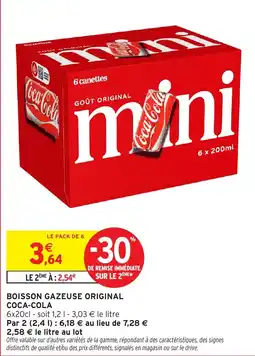 Intermarché Express Coca-Cola mini offre