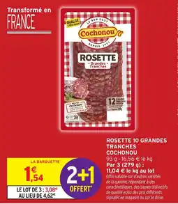 Intermarché Express Cochonou Rosette offre
