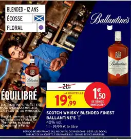 Intermarché Express Ballantine's Scotch Whisky Blended Finest offre
