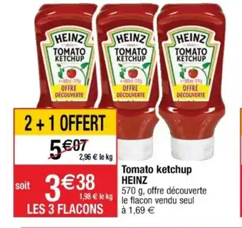 Cora x Carrefour Tomato ketchup HEINZ offre
