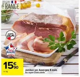 Carrefour Market Jambon sec Auvergne offre