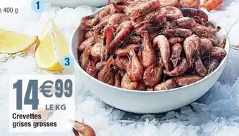 Cora x Carrefour Crevettes grises grosses offre