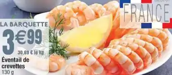 Cora x Carrefour Éventail de crevettes offre