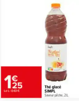 Carrefour Market SIMPL Thé glacé offre