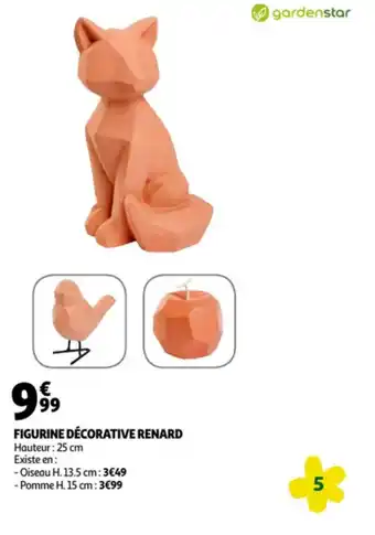 Auchan Figurine décorative renard offre