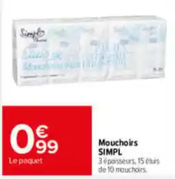 Carrefour Market SIMPL Mouchoirs offre