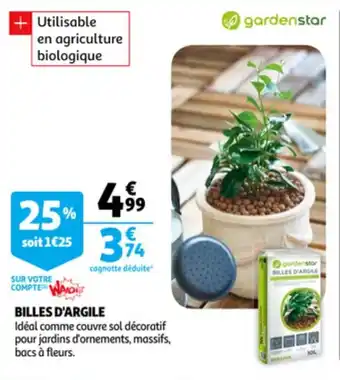 Auchan Billes d'argile offre