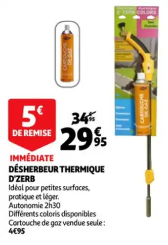 Auchan Désherbeur thermique d'zerb offre