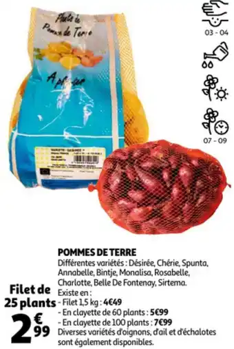Auchan Pommes de terre offre