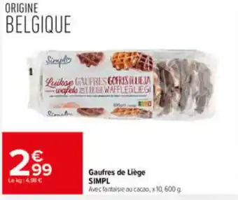 SIMPL Gaufres de Liège