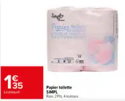 Carrefour SIMPL Papier toilette offre