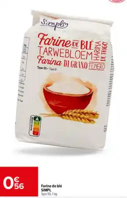 Carrefour SIMPL Farine de blé offre