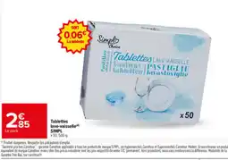 Carrefour SIMPL Choice Tablettes lave-vaisselle offre
