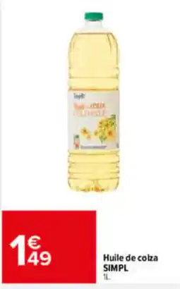 Carrefour Colona Huile de colza offre