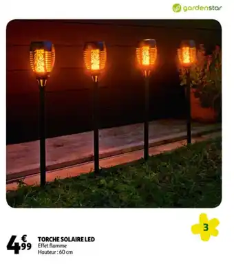 Auchan Torche solaire LED offre