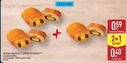 ALDI PAIN AU CHOCOLAT ET CRÈME PÂTISSIÈRE offre