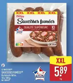 ALDI Marsigny Saucisses fumées offre