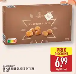 ALDI SEASONS BEST 18 MARRONS GLACÉS ENTIER offre