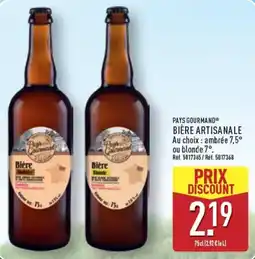 ALDI PAYS GOURMAND BIÈRE ARTISANALE offre