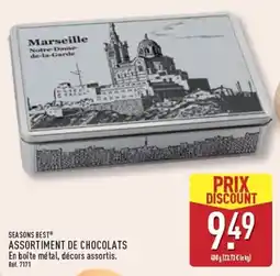 ALDI SEASONS BEST ASSORTIMENT DE CHOCOLATS offre