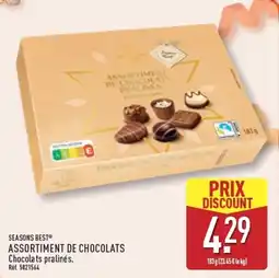 ALDI SEASONS BEST ASSORTIMENT DE CHOCOLATS offre
