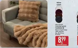 ALDI HOME CREATION COUSSIN FAUSSE FOURRURE offre