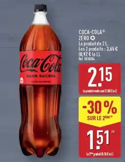 ALDI Coca-Cola Zéro offre